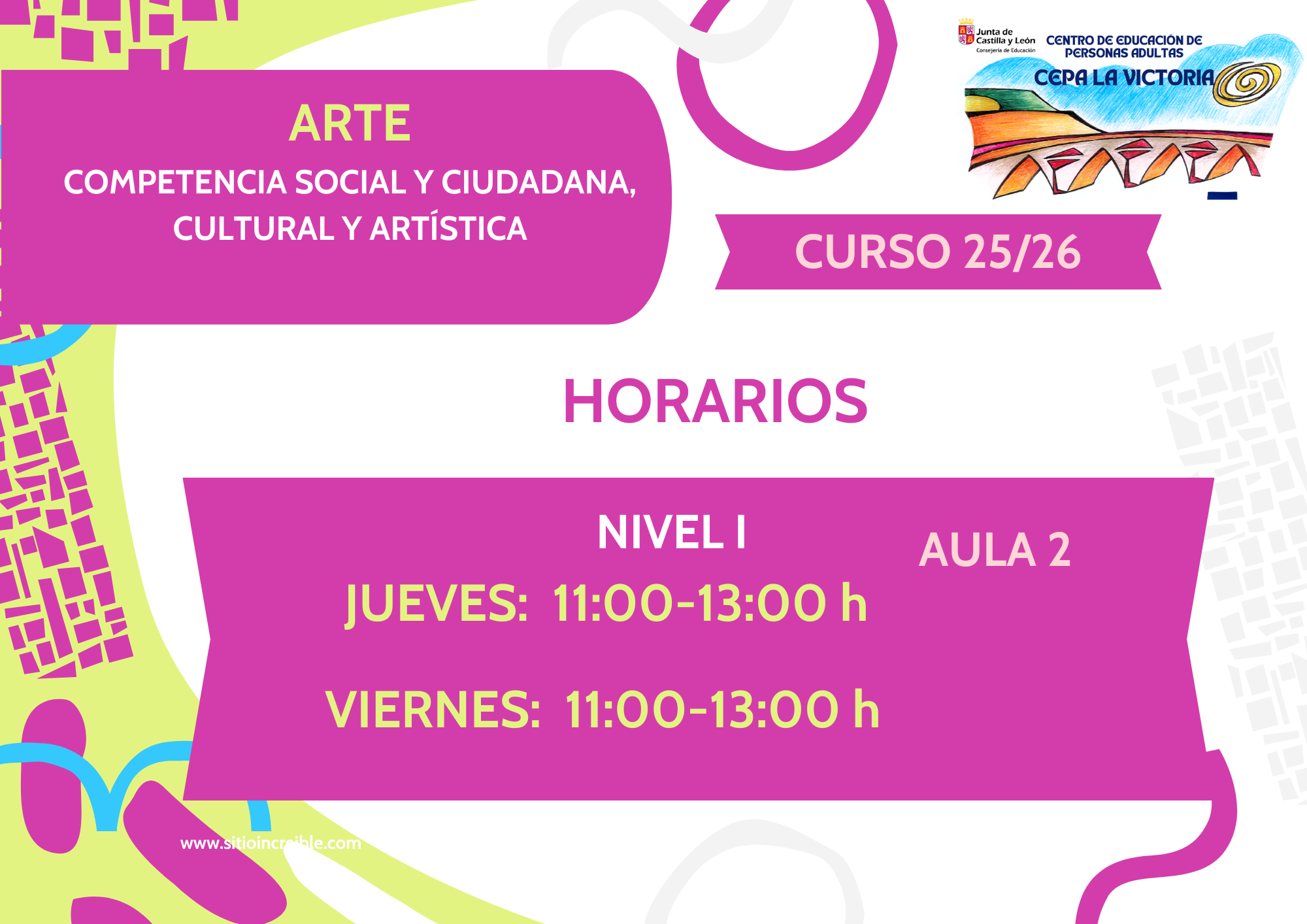 HORARIO ARTE 25/26
