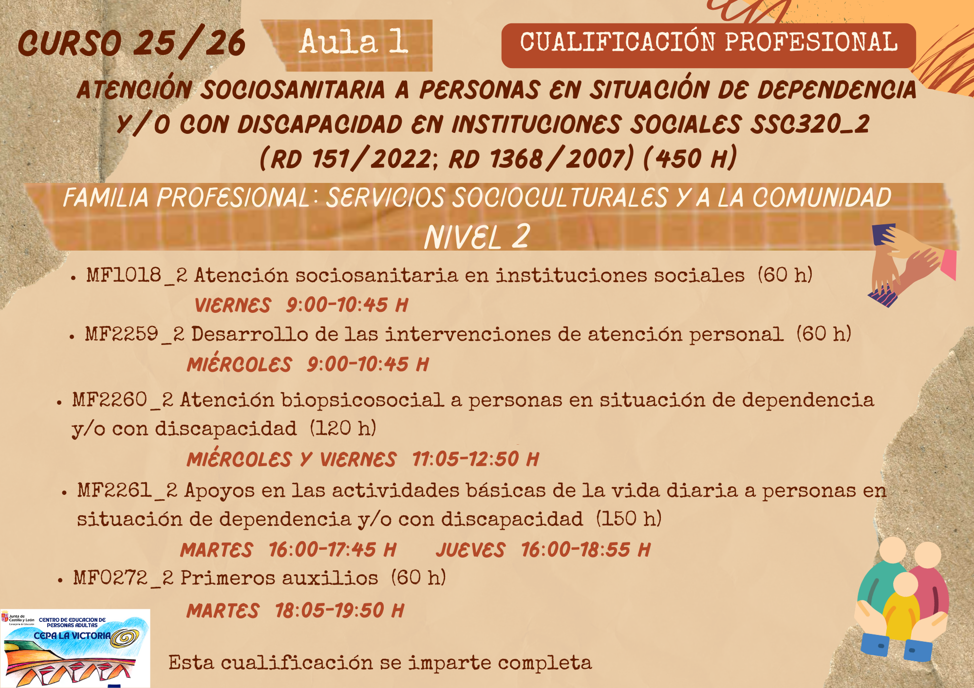 HORARIO SANITARIO 450 H 25/26